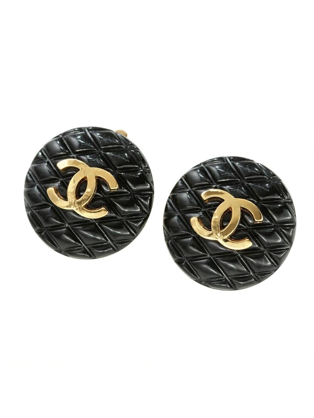 Chanel Cc Logo Clip-On Earrings Metal #275763C69B